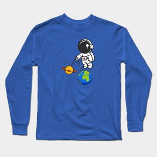 astronaut clackers Long Sleeve T-Shirt